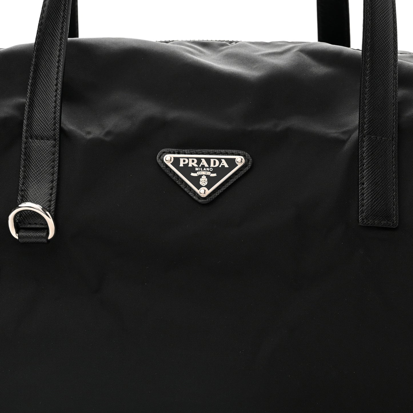 Tessuto Nylon Saffiano Duffel Black