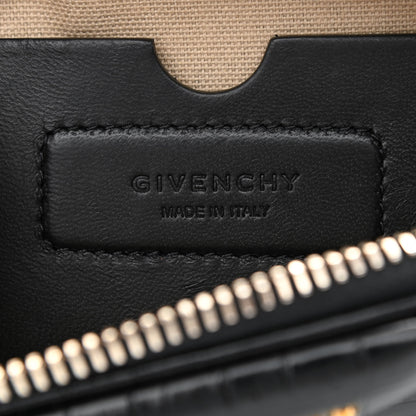 Givenchy Calfskin Crocodile Embossed Nano Antigona Black 6 of 9