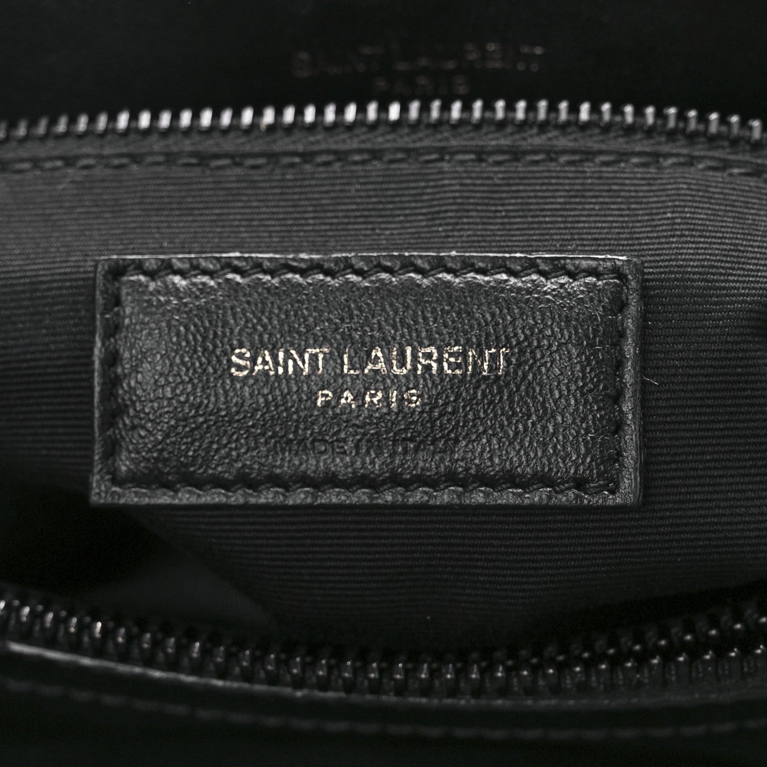 Saint Laurent Calfskin Y Quilted Monogram Monochrome Medium Loulou Chain Satchel Black 6 of 11