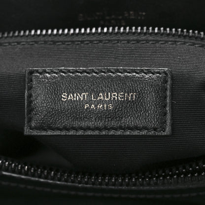 Saint Laurent Calfskin Y Quilted Monogram Monochrome Medium Loulou Chain Satchel Black 6 of 11