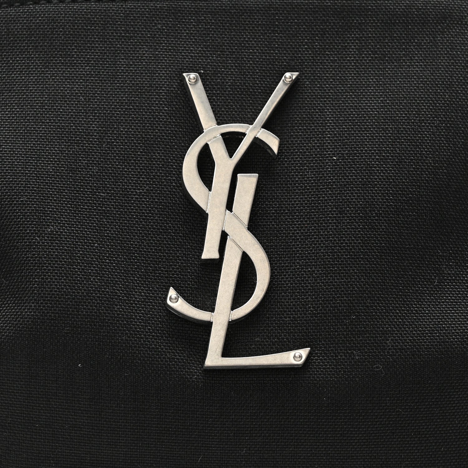 Saint Laurent Canvas Monogram Belt Bag Black 7 of 9