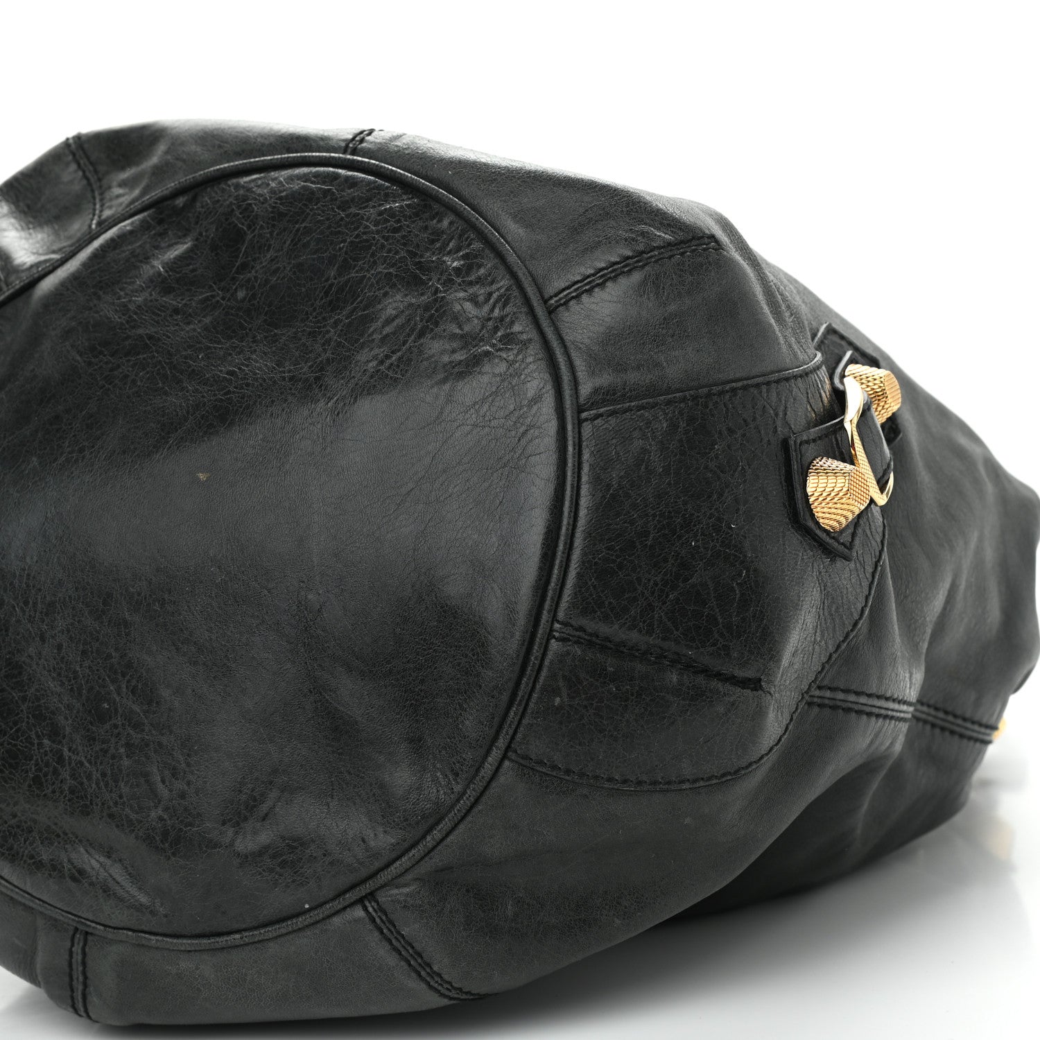 Balenciaga Agneau Giant 21 Gold Hardware Pompon Black 10 of 15