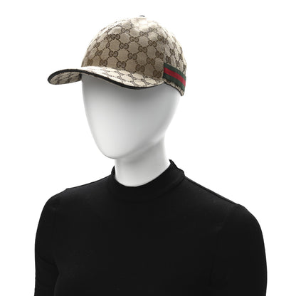 Gucci Monogram Web Baseball Hat M Beige Cocoa 2 of 9
