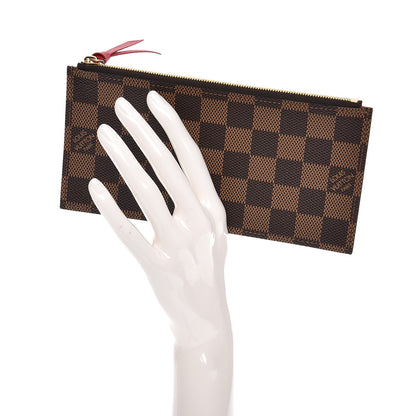 Louis Vuitton Damier Ebene Felicie Chain Wallet Zippered Insert 2 of 6