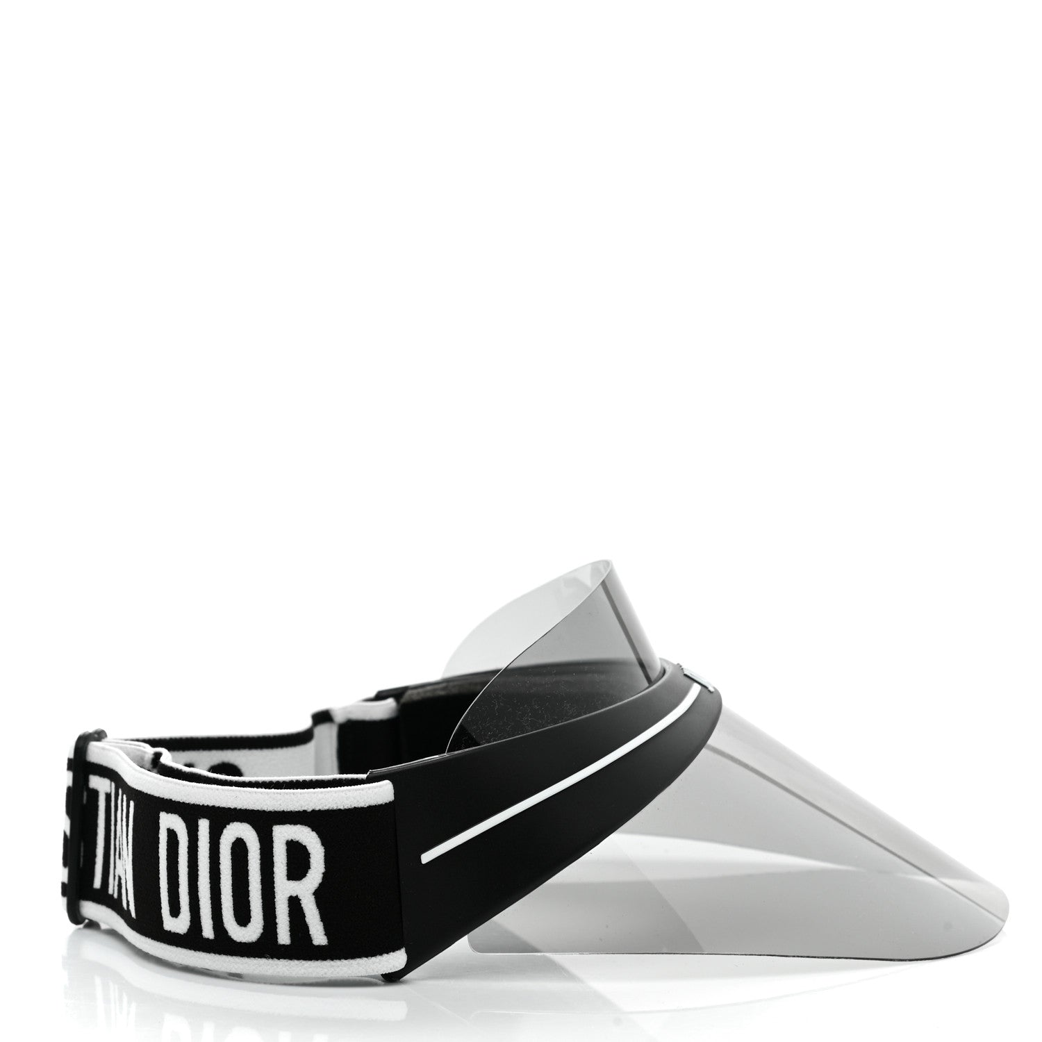 Christian Dior Mirrored DiorClub1 Sun Visor Black 4 of 8