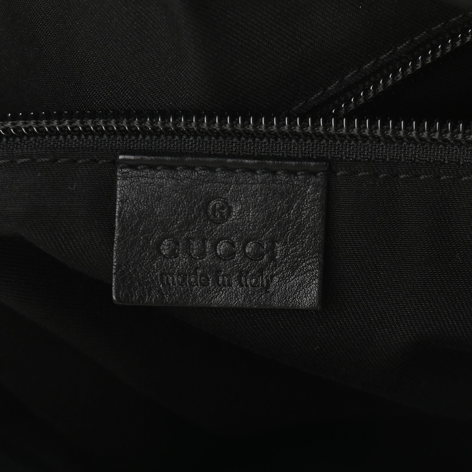 Gucci Guccissima Messenger Bag Black 6 of 9