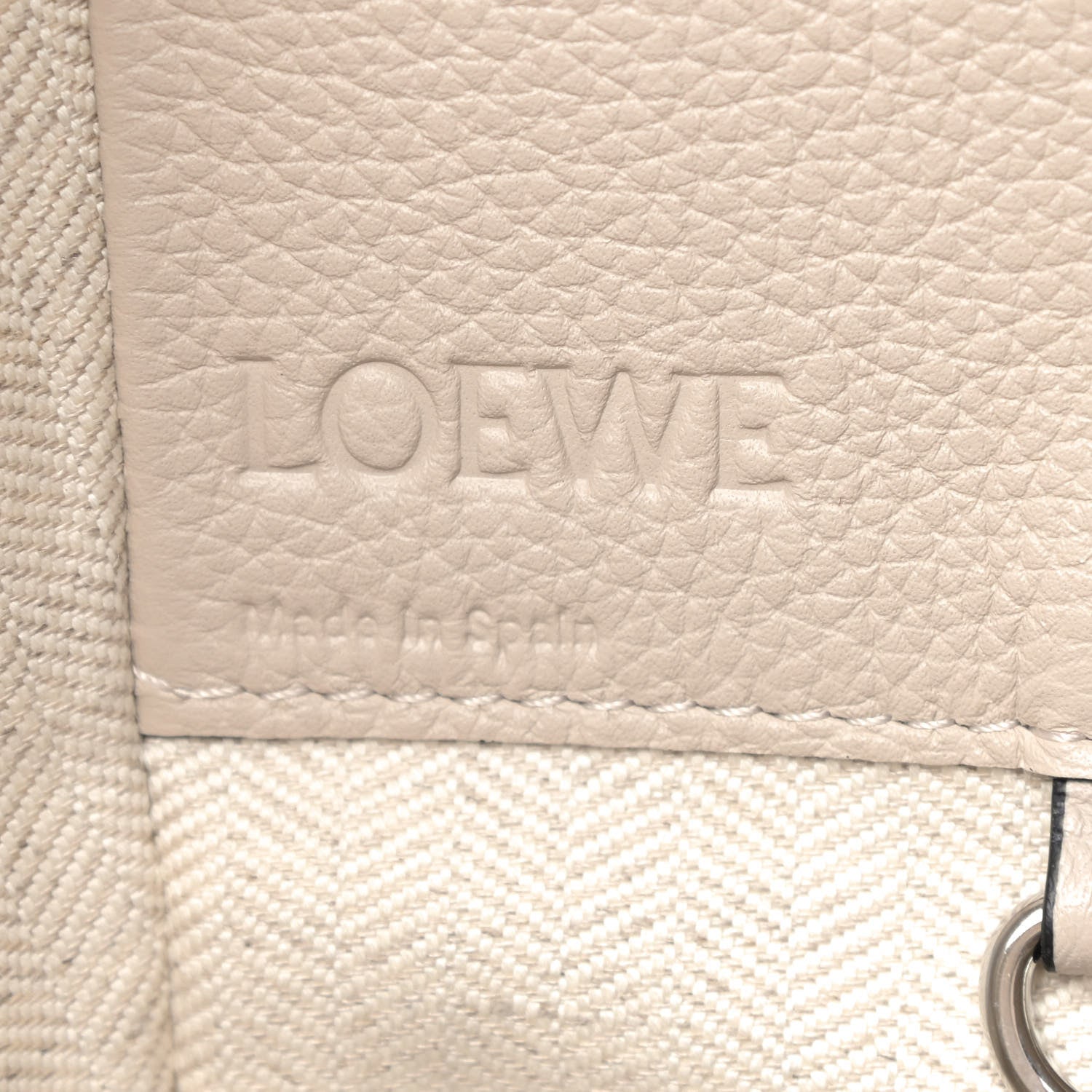 Loewe Calfskin Small Hammock Shoulder Bag Light Oat 5 of 8