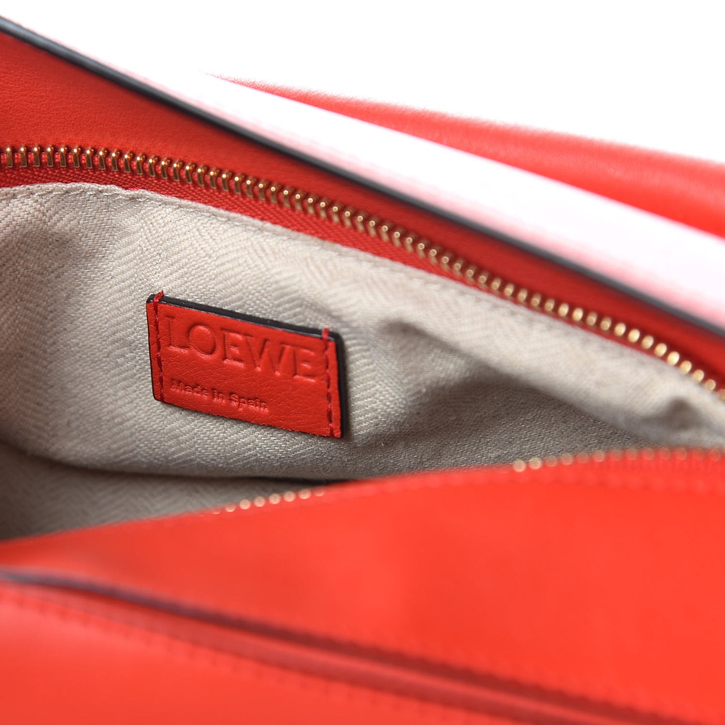 Calfskin Small Puzzle Bag Scarlet