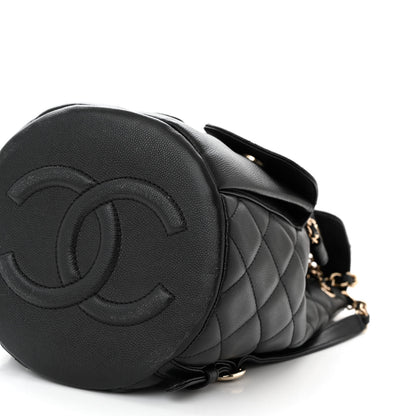 Chanel Caviar Quilted Pockets Backpack Black 9 of 9