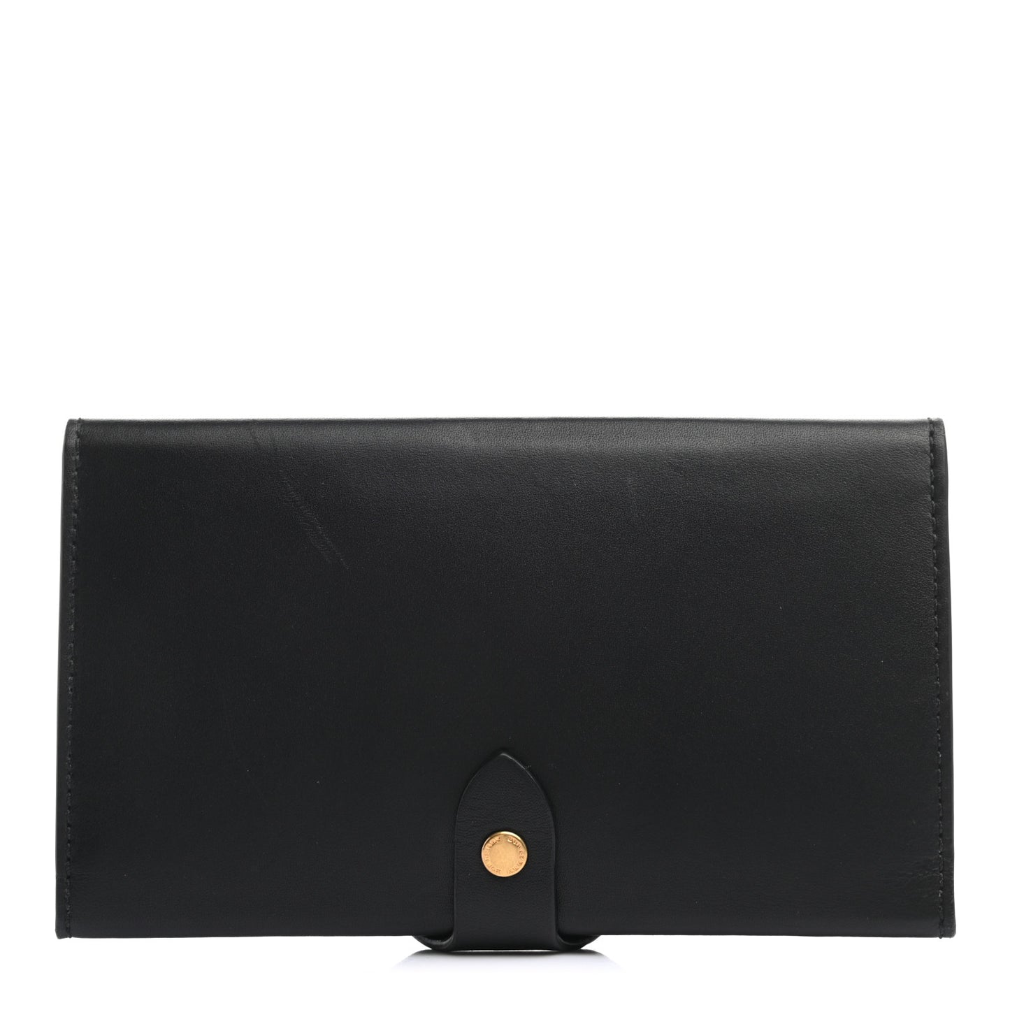Calfskin Harlow Long Wallet Black