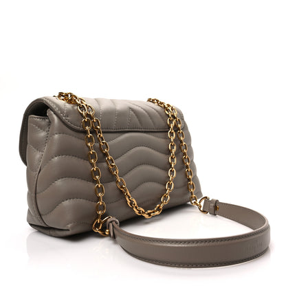 Louis Vuitton Calfskin LV New Wave Chain Bag Taupe 3 of 8