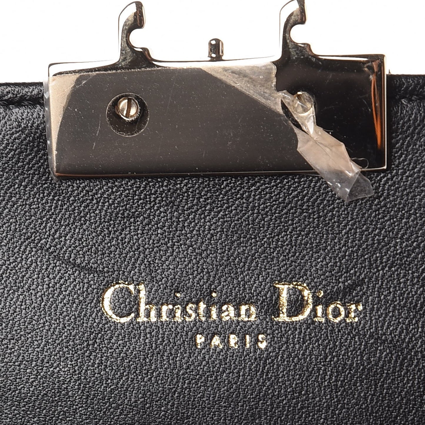 Lambskin Cannage Miss Dior Promenade Pouch Black