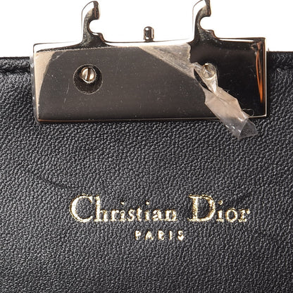 Christian Dior Lambskin Cannage Miss Dior Promenade Pouch Black 6 of 8