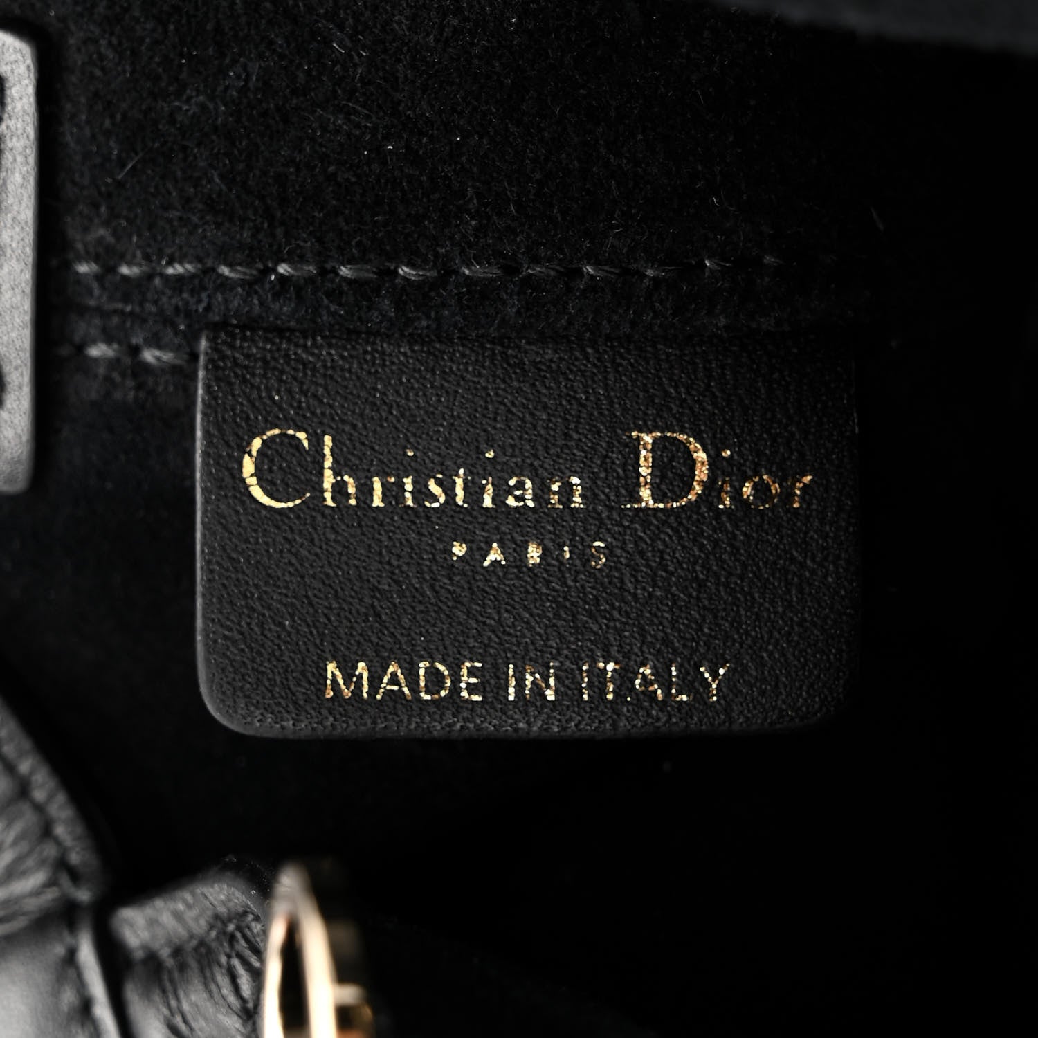 Christian Dior Calfskin Macrocannage Small Toujours Black 7 of 11