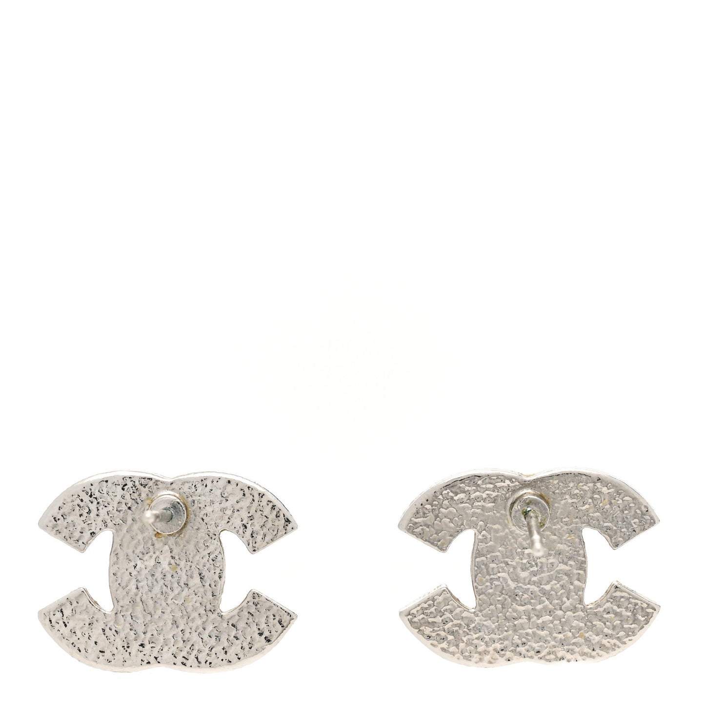 Crystal Mini Timeless CC Earrings Silver