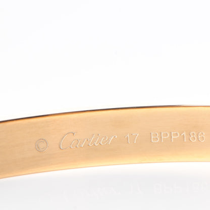 Cartier 18K Yellow Gold LOVE Bracelet 17 7 of 10