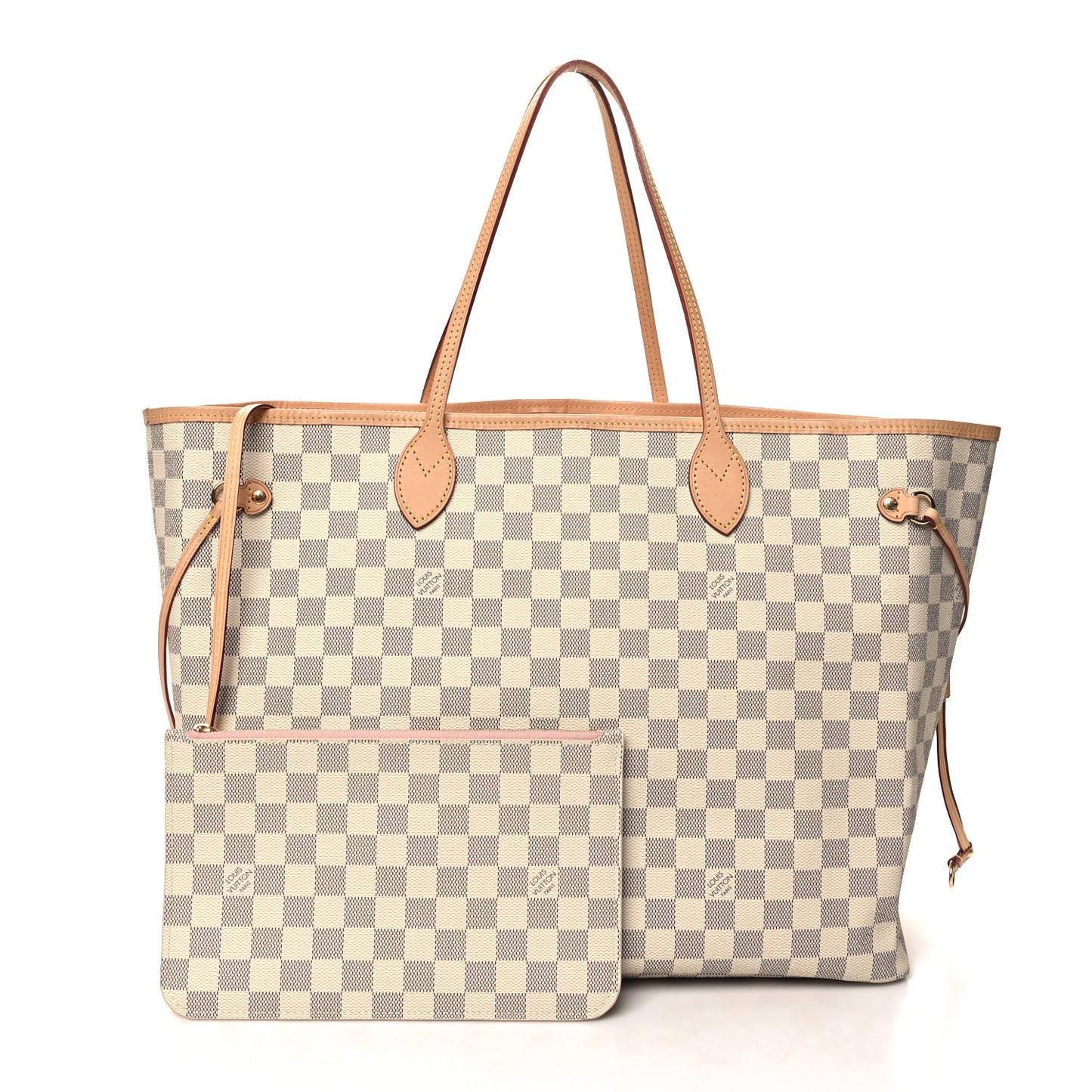 Damier Azur Neo Neverfull GM Rose Ballerine