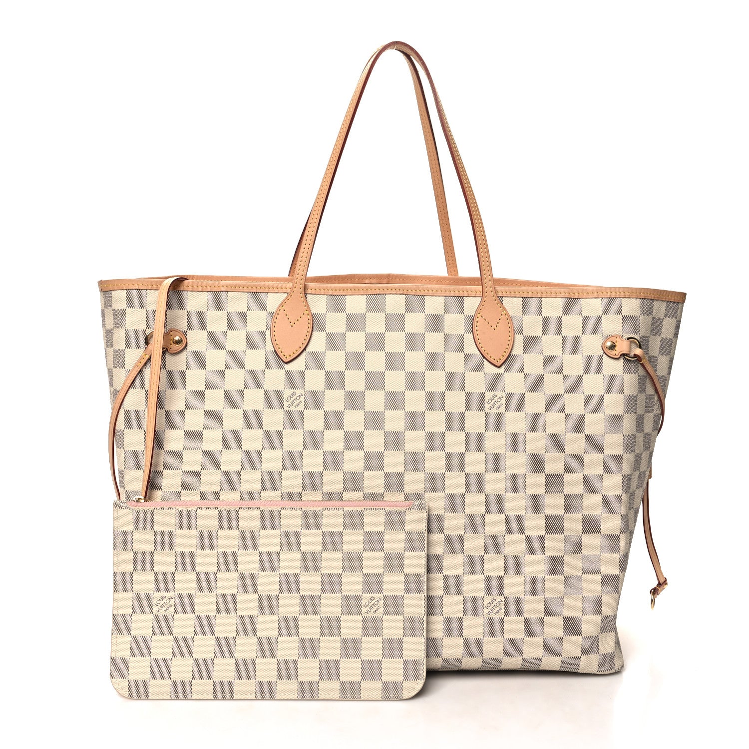 Louis Vuitton Damier Azur Neo Neverfull GM Rose Ballerine 3 of 10