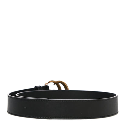 Gucci Calfskin Double G 30mm Belt 75 30 Black 3 of 6