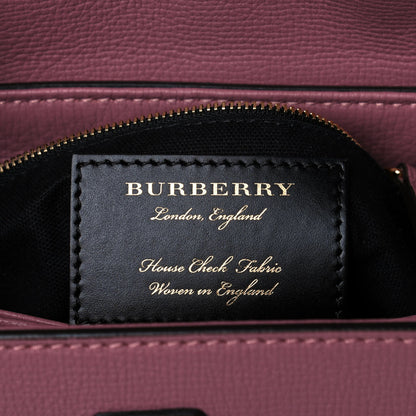 Burberry Derby Calfskin House Check Small Camberley Pink 6 of 11