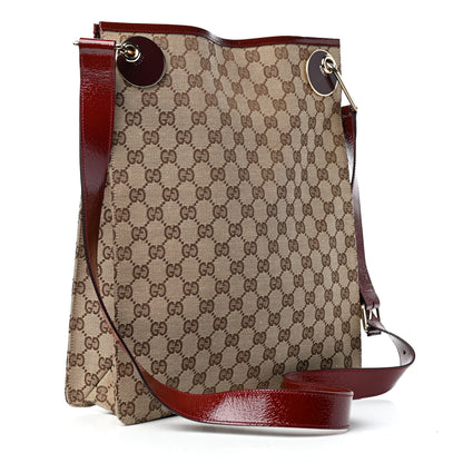 Gucci Monogram Eclipse Messenger Red 3 of 10
