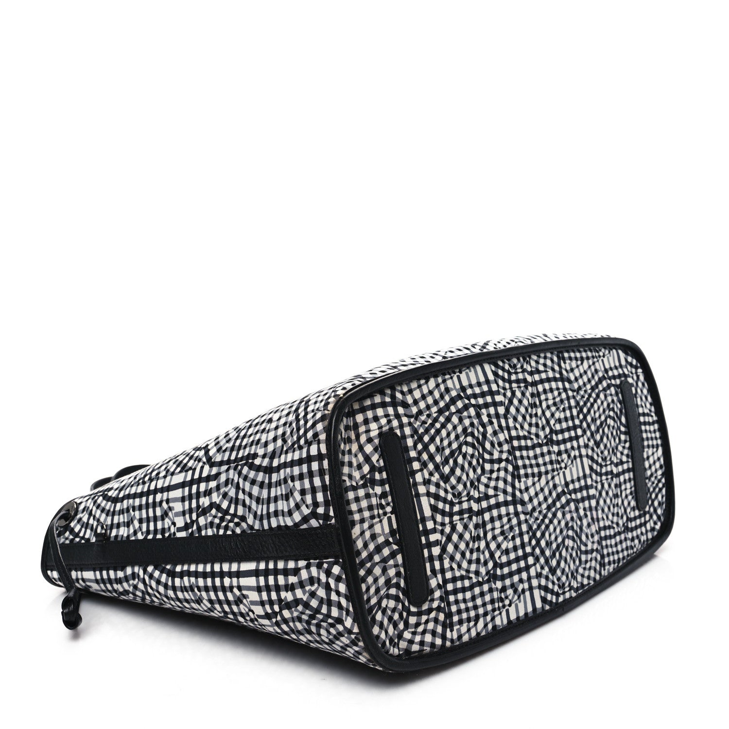 MCM Visetos Large Liz Reversible Shopper Tote Black 7 of 17