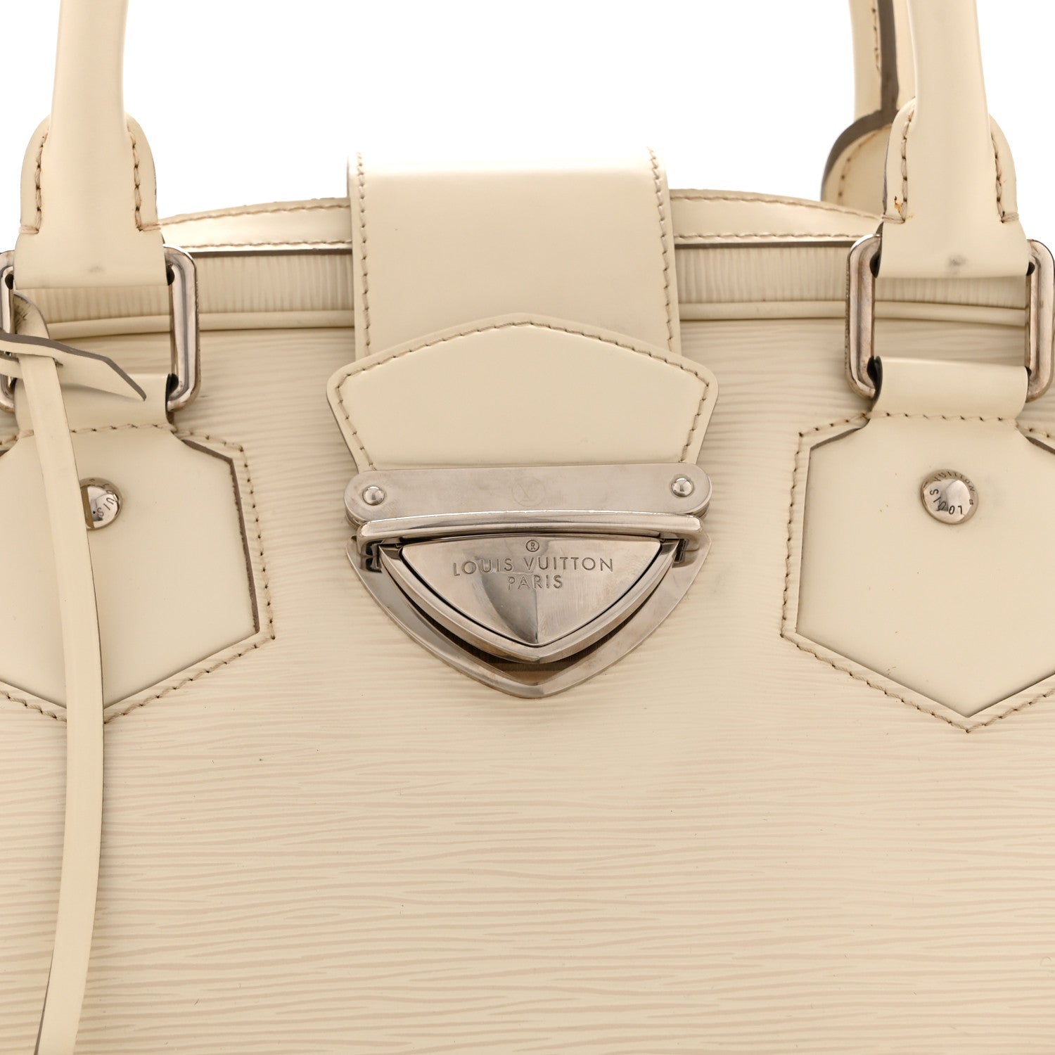 Louis Vuitton Epi Bowling Montaigne GM Ivory 8 of 11