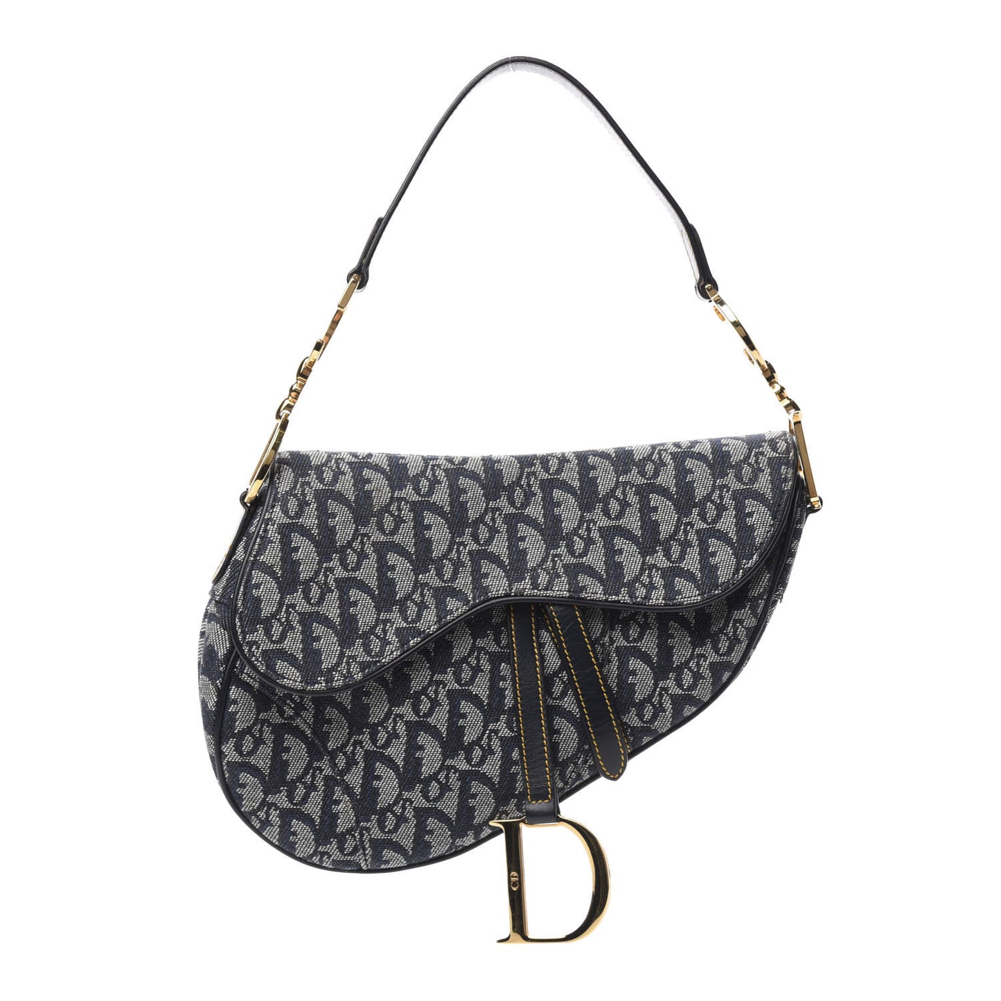 Monogram Saddle Bag Blue