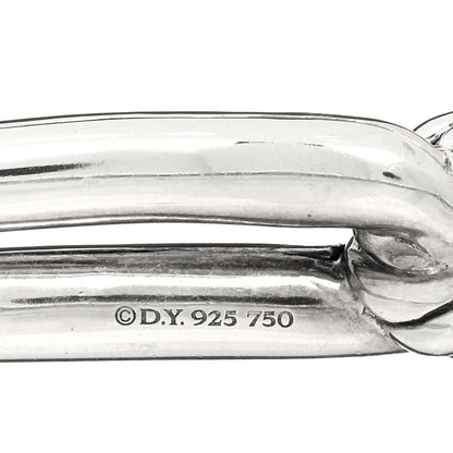 David Yurman Sterling Silver 18K Yellow Gold Single Loop Labyrinth Bracelet 4 of 4