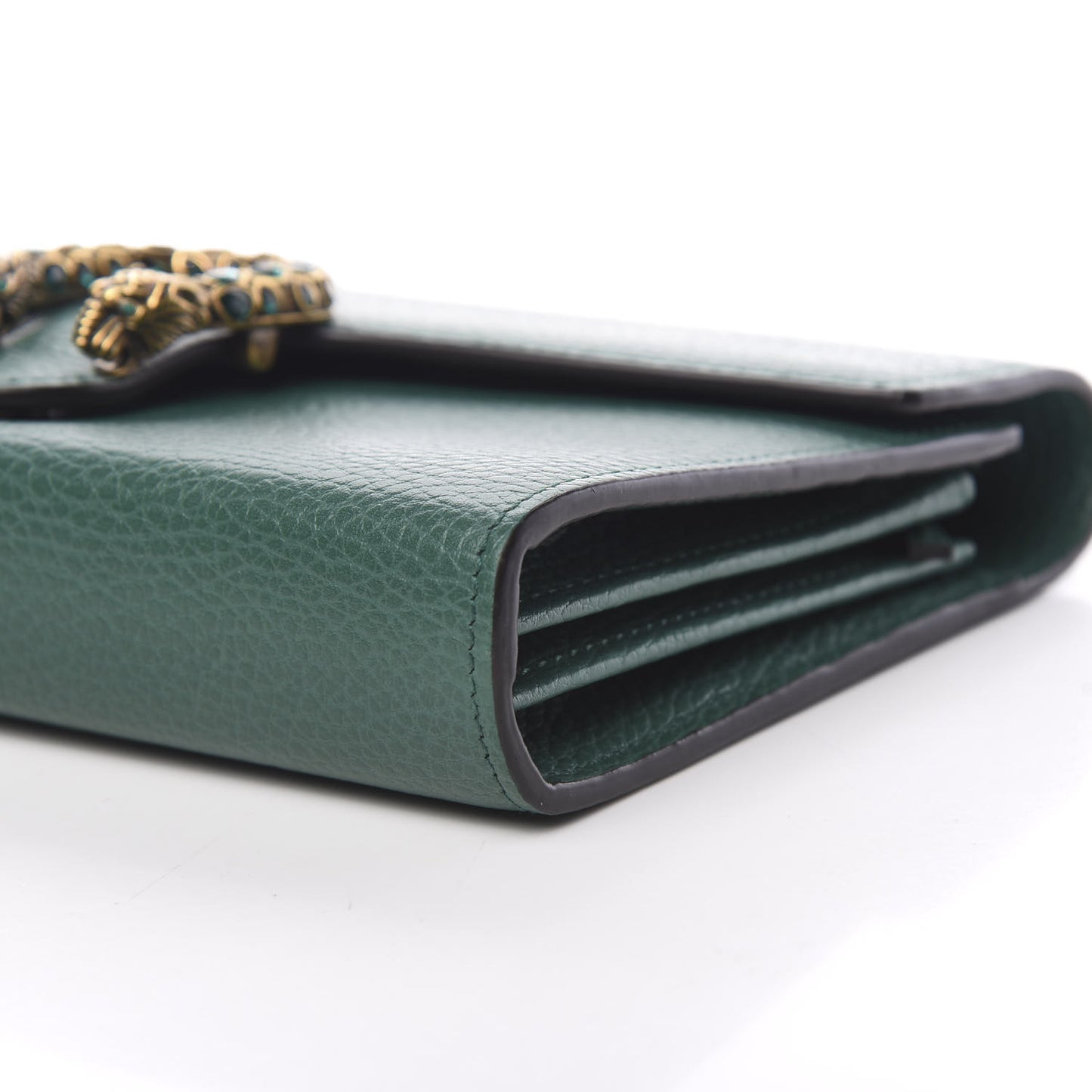 Calfskin Mini Dionysus Chain Wallet Emerald