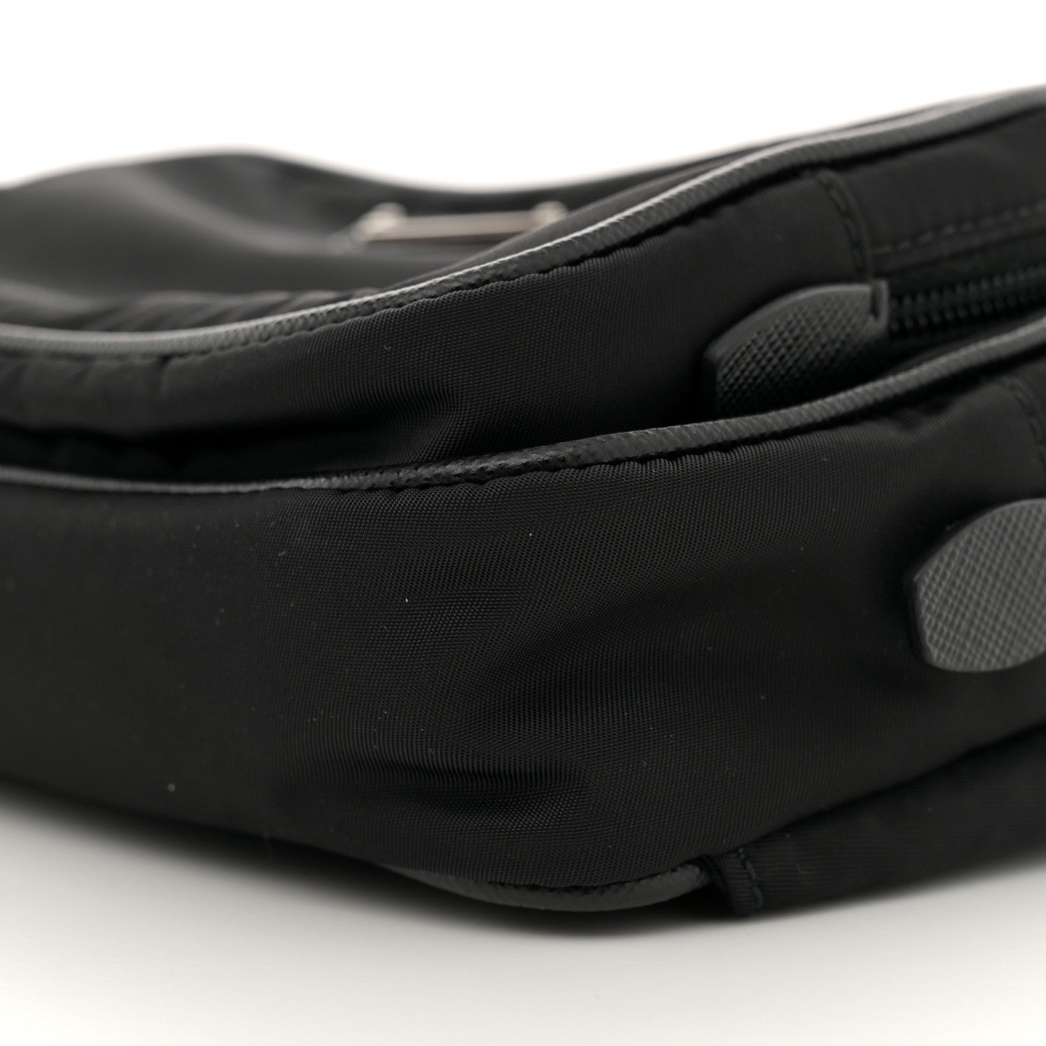 Prada Re-Nylon Saffiano Belt Bag L Black 10 of 11