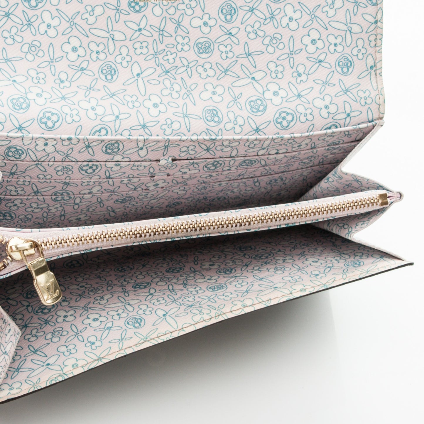 Monogram Fleuri Sarah Wallet Rose