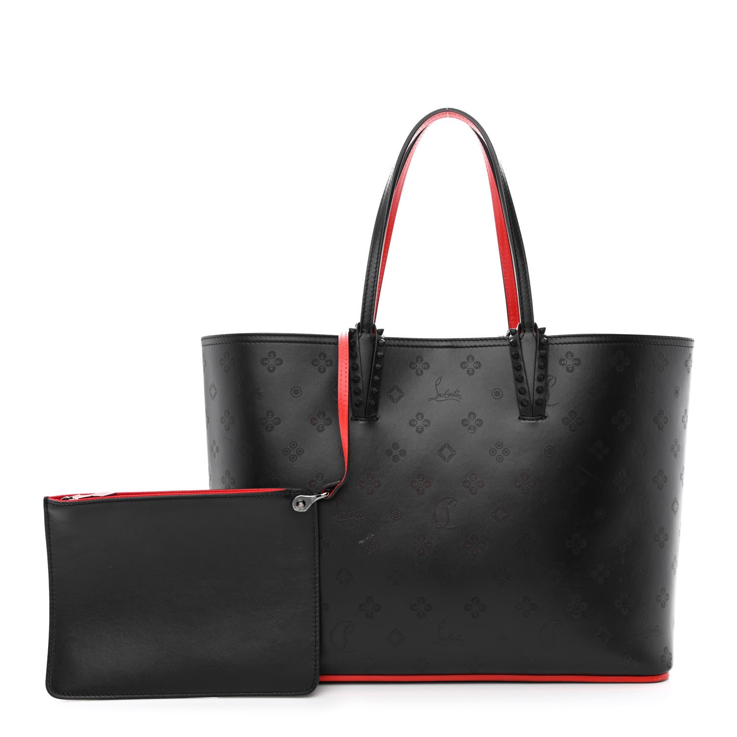 Christian Louboutin Calfskin Loubinthesky East West Cabata Tote Black 1 of 14