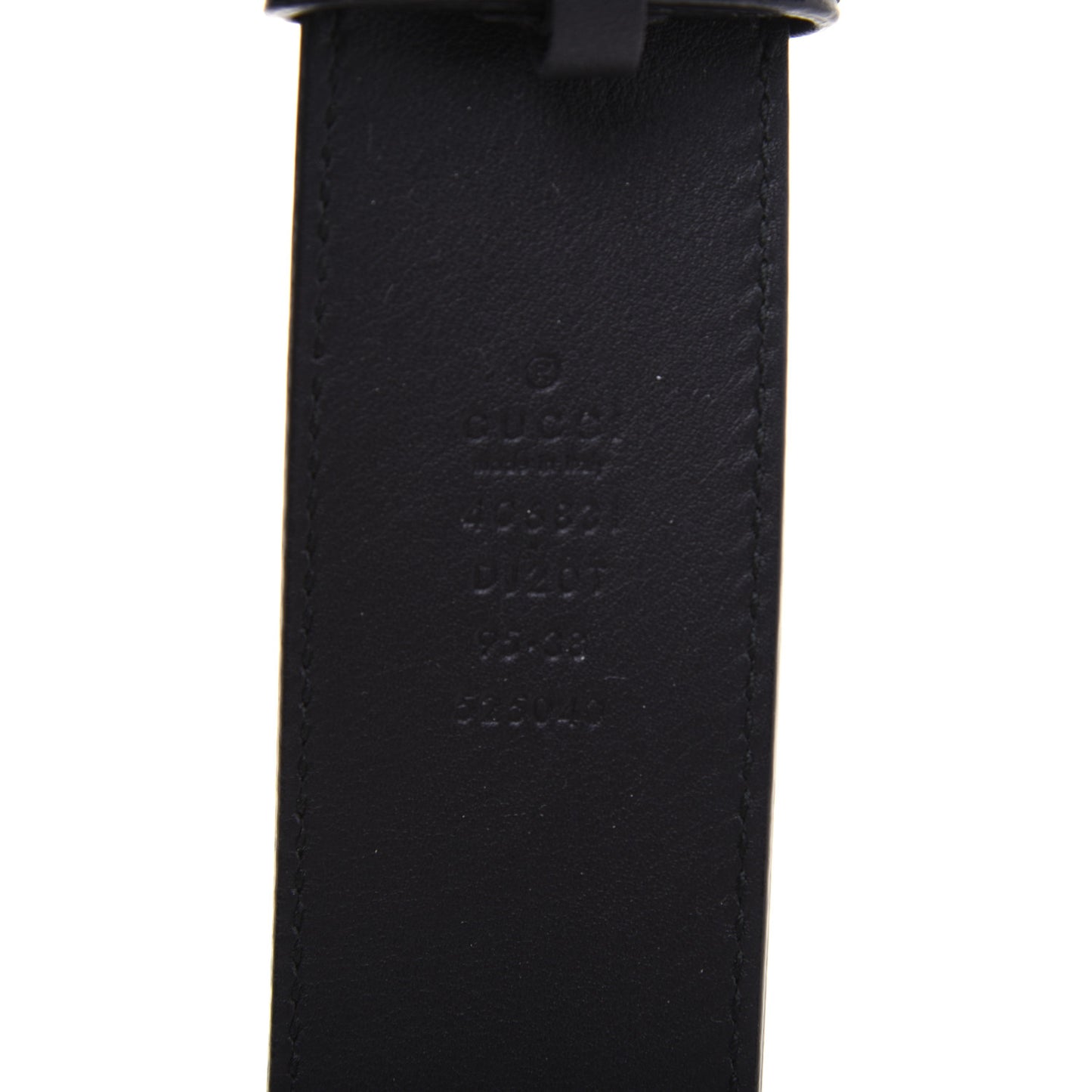 Textured Calfskin Double G 40mm Belt 95 38 Black