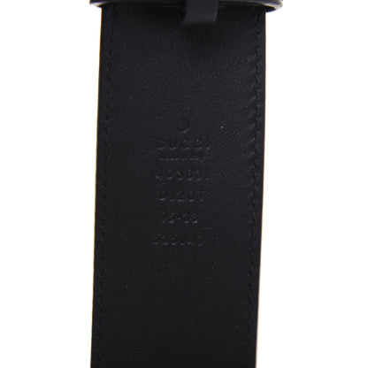 Gucci Textured Calfskin Double G 40mm Belt 95 38 Black 3 of 8