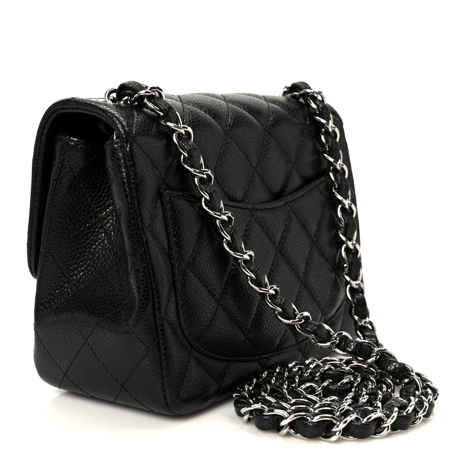 Chanel Caviar Quilted Mini Square Flap Black 3 of 12