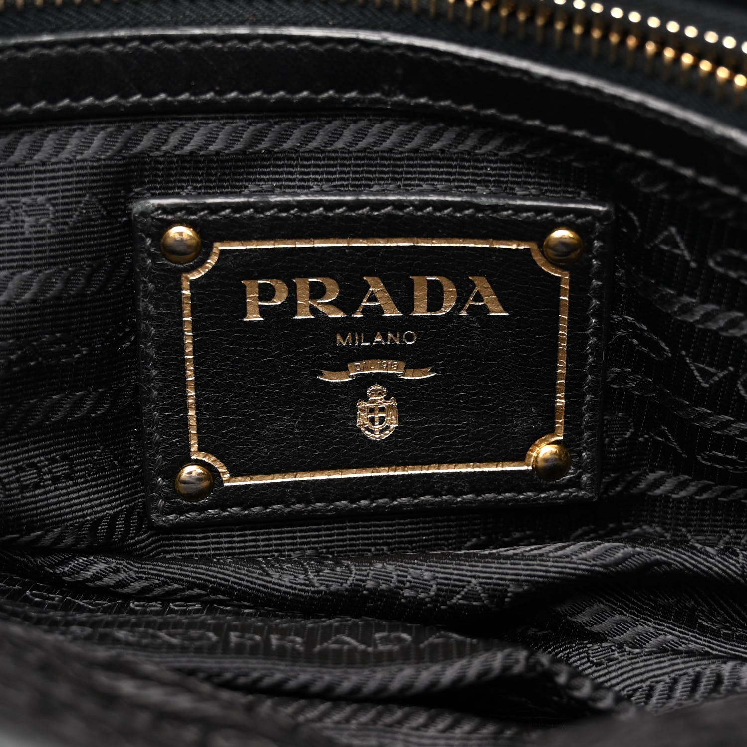 Prada Tessuto Nylon Gaufre Shopping Satchel Black 6 of 18
