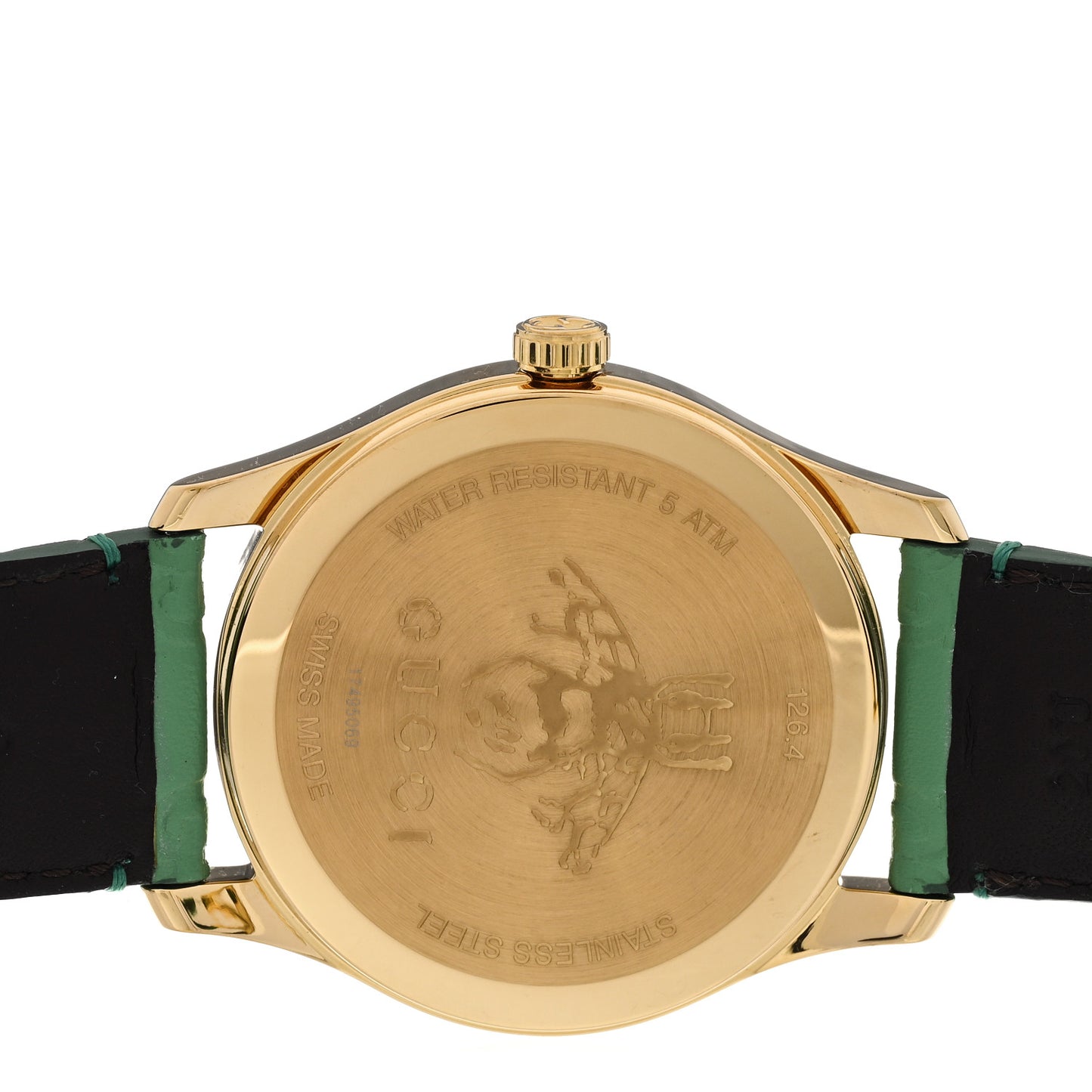 Stainless Steel Calfskin 38mm G-Timeless Quartz Watch Green