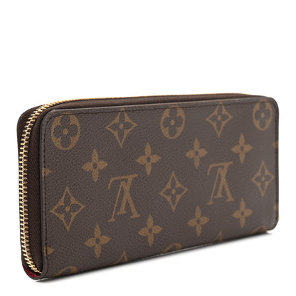 Louis Vuitton Monogram Clemence Wallet Fuchsia 3 of 7