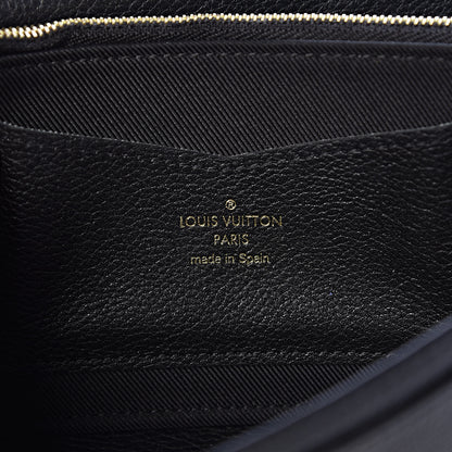 Louis Vuitton Calfskin Lockme Wallet Black 6 of 10