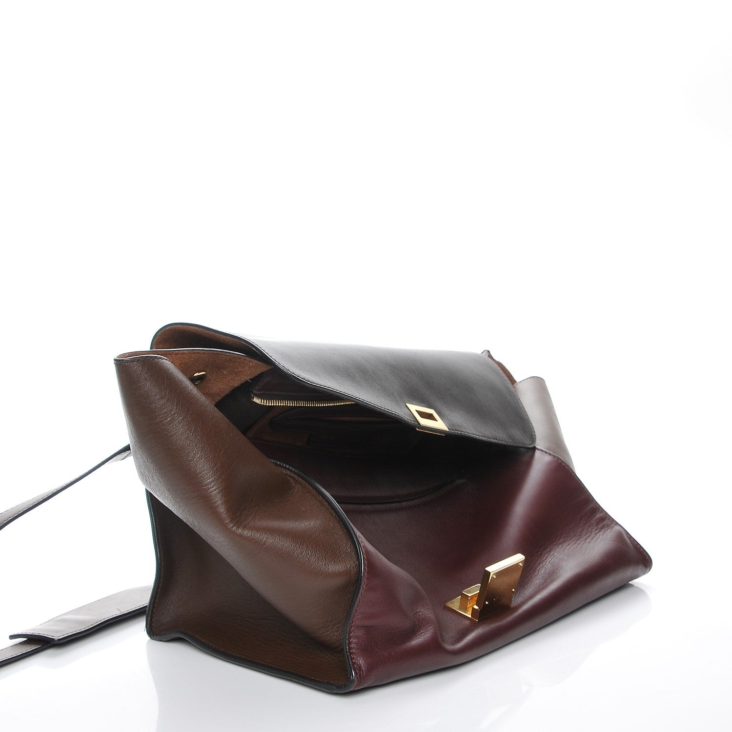 Celine Smooth Calfskin Medium Tri-Color Trapeze 9 of 9