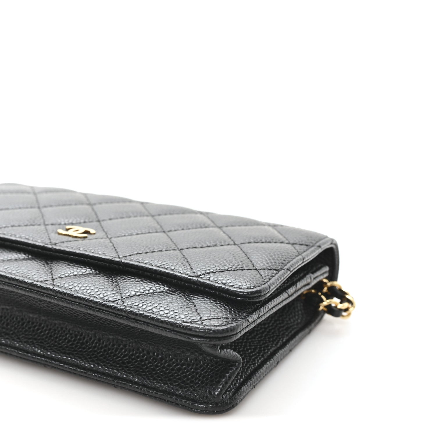 Chanel Caviar Quilted Wallet On Chain WOC Black 11 of 11