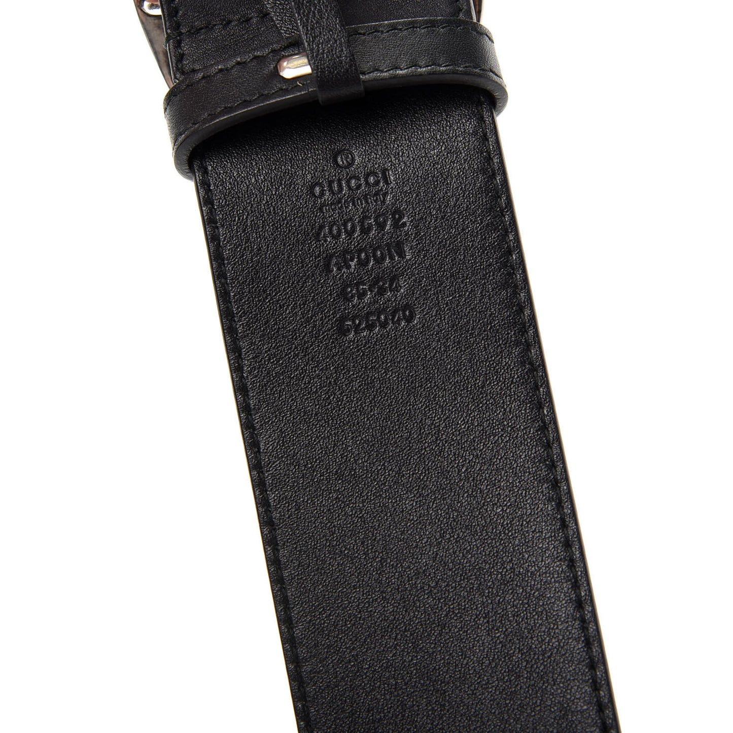 Moon Calfskin Nickel Dionysus Belt 85 34 Black