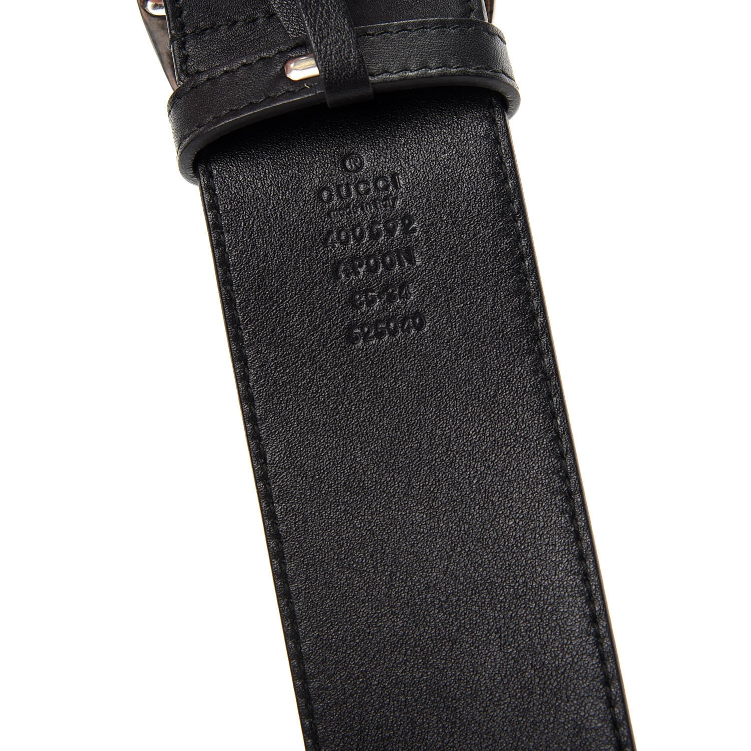 Gucci Moon Calfskin Nickel Dionysus Belt 85 34 Black 5 of 5