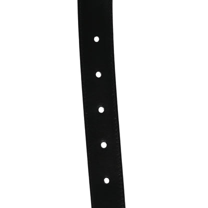 Celine Box Calfskin Medium 25mm Triomphe Belt 85 34 Black 5 of 6