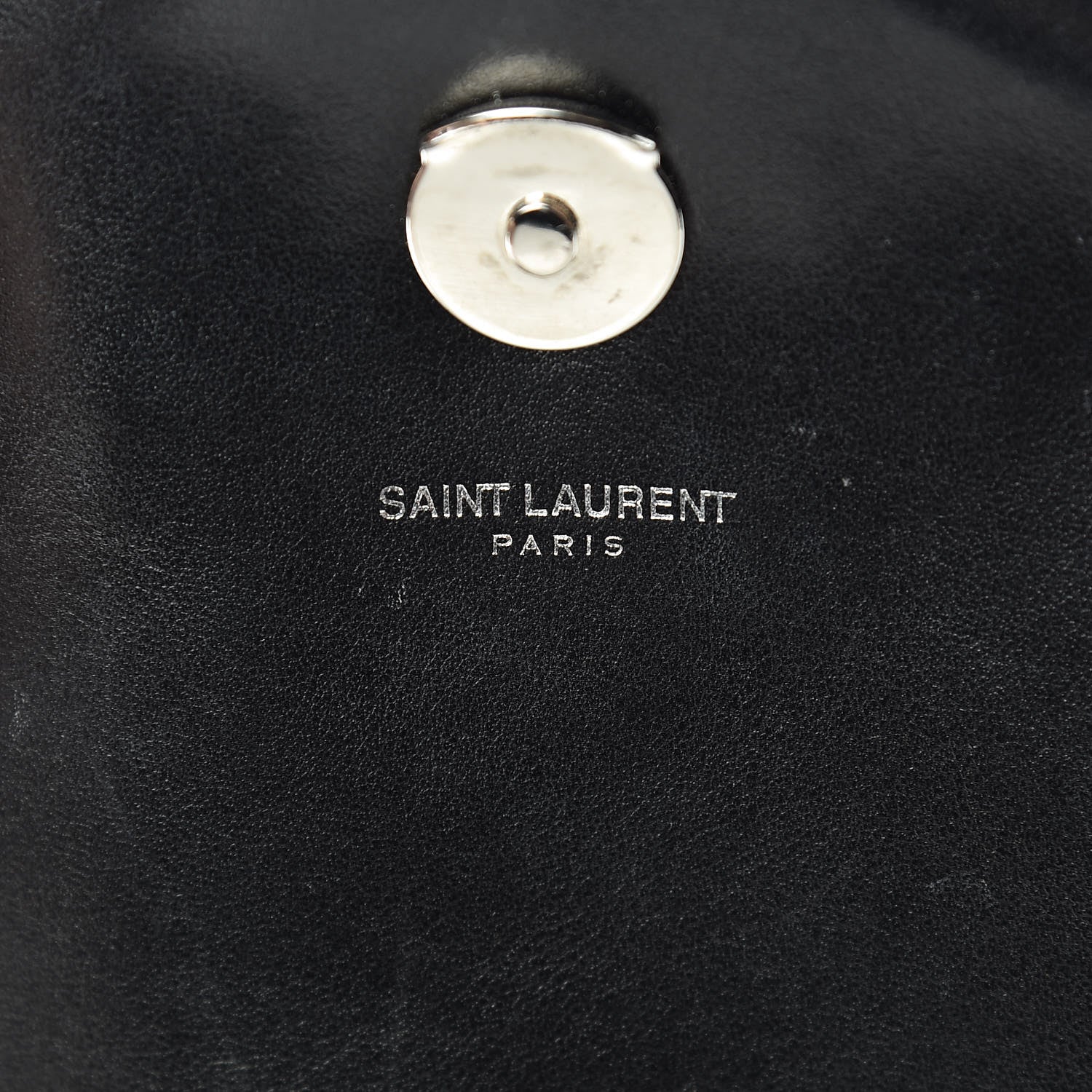 Saint Laurent Calfskin Y Quilted Monogram Large Loulou Chain Satchel Black 6 of 14
