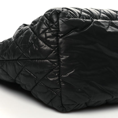 Chanel Nylon Quilted Small Coco Cocoon Tote Black 9 of 10