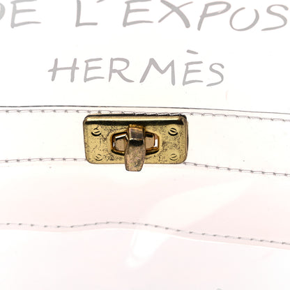 Hermes Vinyl Souvenir De L'Exposition Kelly Transparent 14 of 14