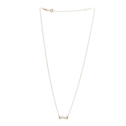 Tiffany 18K Yellow Gold Infinity Pendant Necklace 3 of 6
