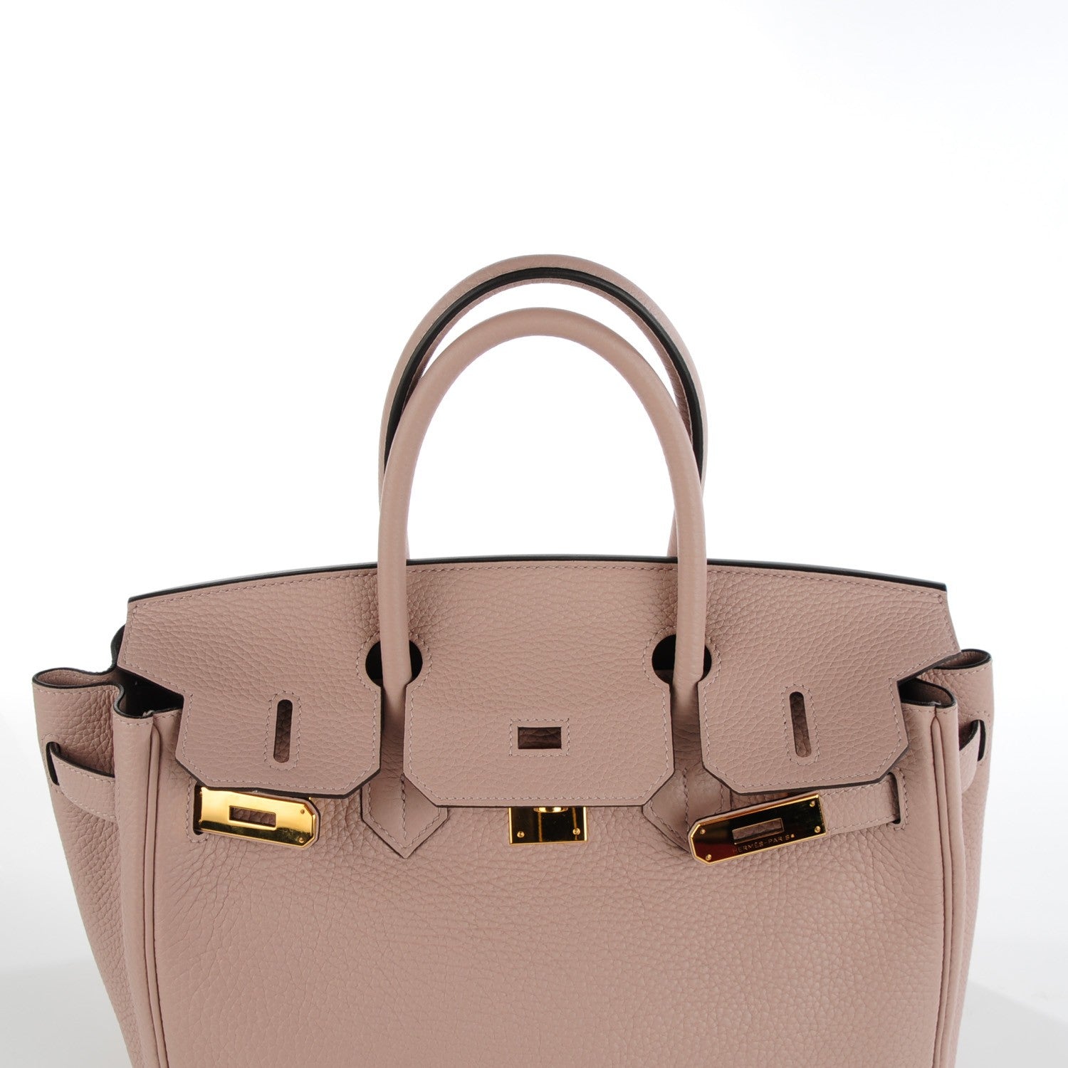 Hermes Taurillon Clemence Birkin 30 Glycine 13 of 23